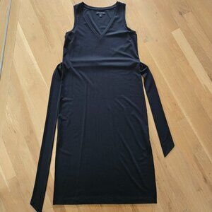 Banana Republic V-Neck Column Dress - Black Size Small